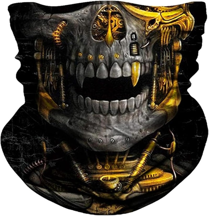 WYSUMMER Scarves Bandanas Skull Face Tube Headband, Gaiter Head Wrap Balaclava Magic Scarf Motorcycle Multi Function Headwear - Image 1